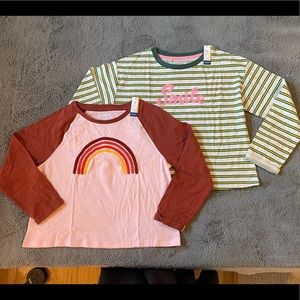 Arizona 2 LS Boxy Tees NWT